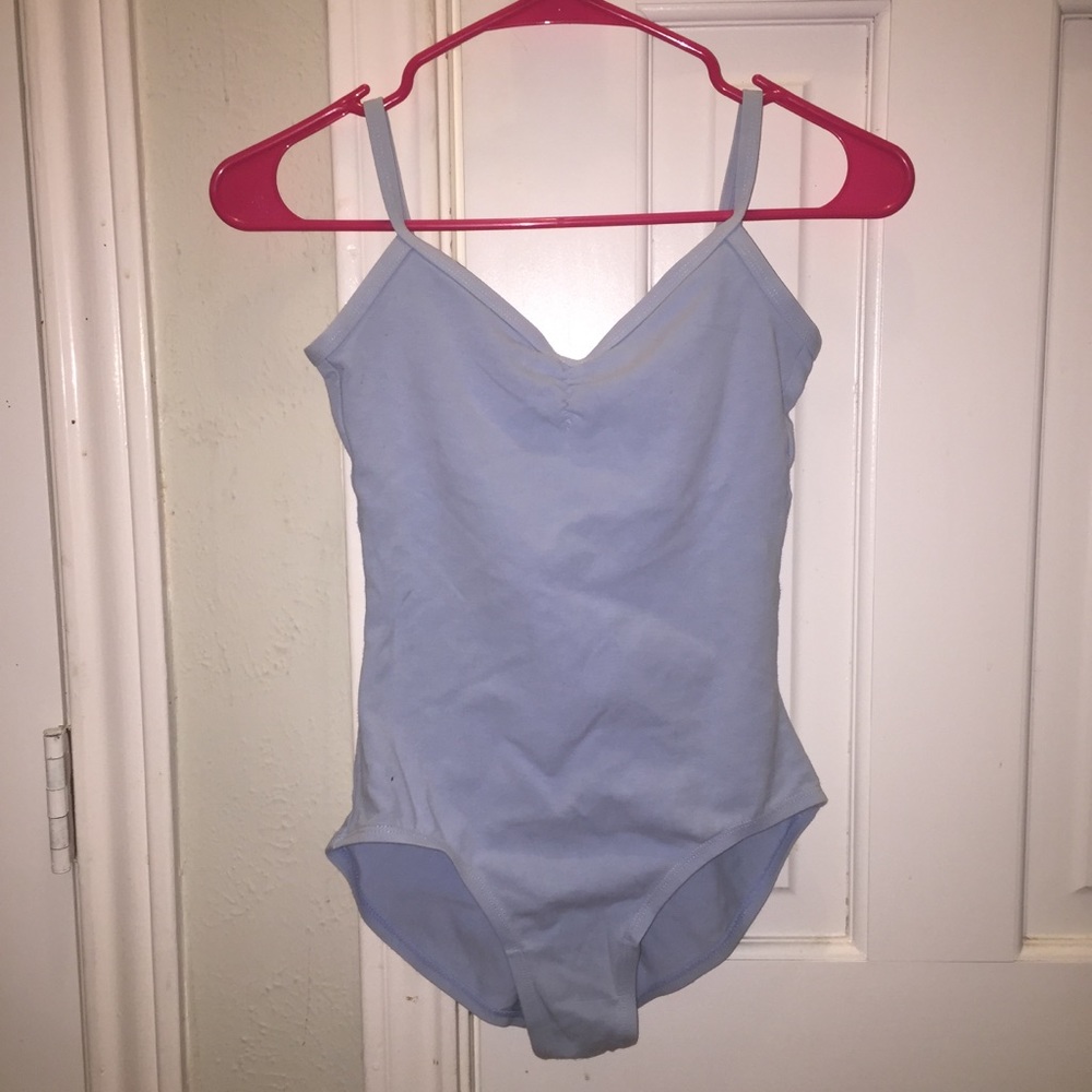 Blue leotard